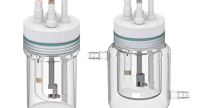 Straight Five-Port Electrolytic Cell